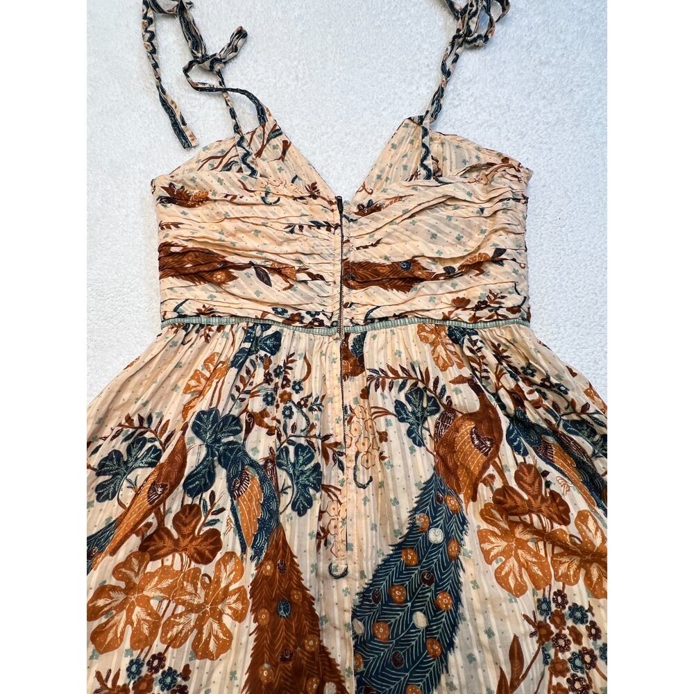 Ulla Johnson Portia Floral Print Midi Dress Boho Cottagecore Costal Summer, Sz 6 - Picture 11 of 14